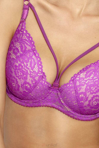 Biustonosz Kosmo push up Unikat różowy 