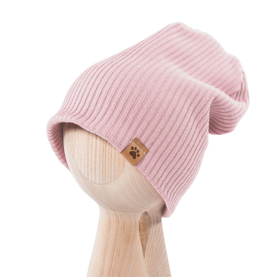 Czapka niemowlęca Dogs & Spots Eevi- różowa