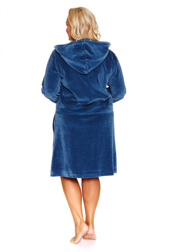 SWO.1008 Szlafrok damski Doctor Nap - deep blue