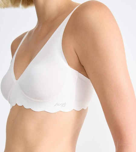 Miękki biustonosz Braletka Zero Microfibre 2.0 Soft bra Sloggi - angora