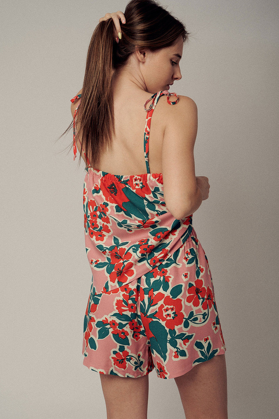 Piżama damska Ina Leaves PRE-0067/00S Pretilo