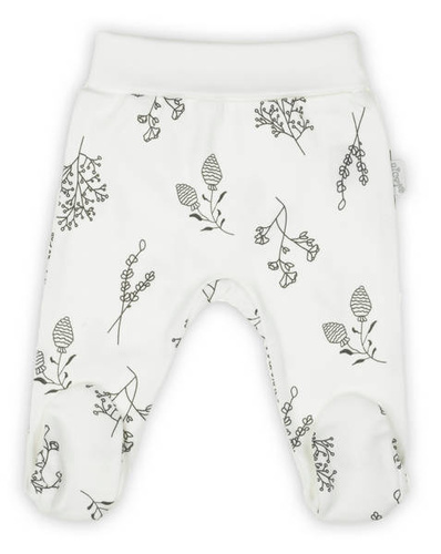 Półśpioch niemowlęcy z nadrukiem 183009 Gaja Nicol - kremowy