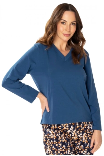 Bluzka piżamowa 86673 Lucy Mewa jeans