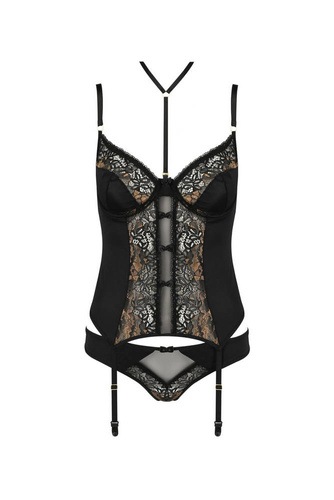 Gorset damski Divine Corset Casmir czarny