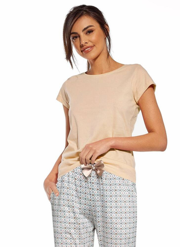 Piżama damska 797/414 Bonnie Cornette beżowy 