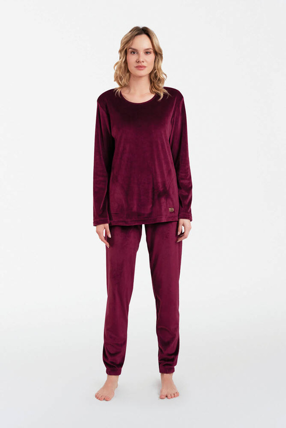 Komplet damski Akara Italian Fashion - bordowy