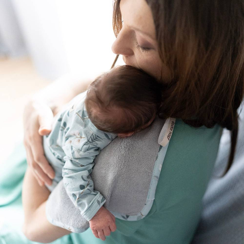 BOD.4291 Body z długim rękawem rozpinane Doctor Nap - pool blue