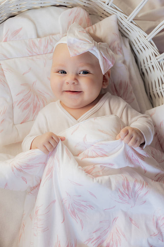 Pościel 2-elementy Margaret Komplet pościeli Sensis - biały-różowy