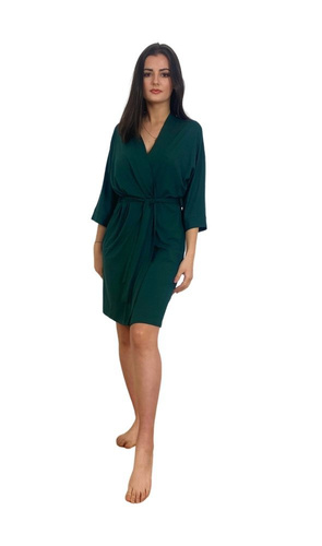 871 Visa Szlafrok damski Forex - butelkowy zielony