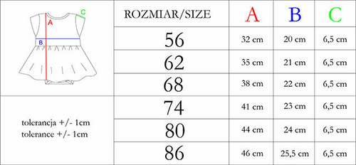 Sukienko-body 141271 Nicol - żółty