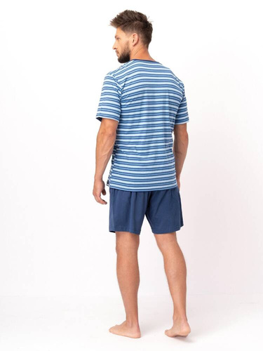 Piżama Męska MNS 364 Key - niebieski