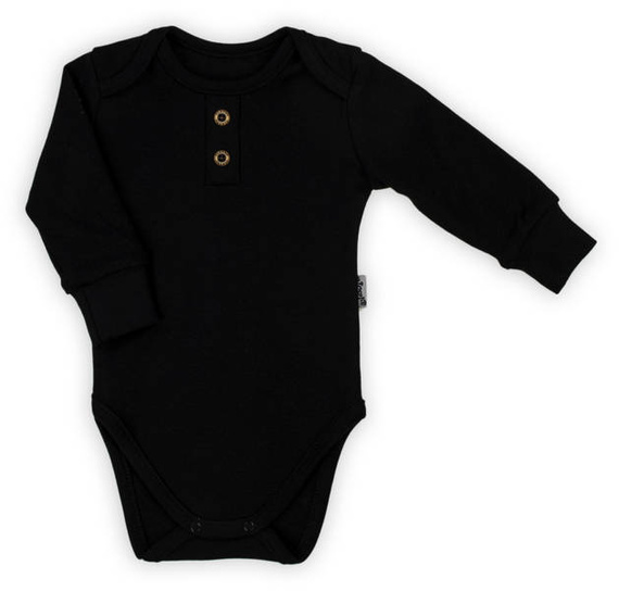 163547 Magia Świąt Body z długim rękawem Nicol - czarny