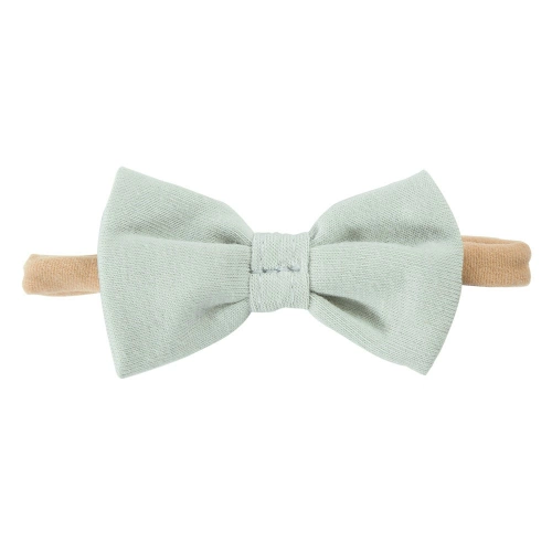 Opaska z kokardką na gumce Ceremony Eevi - zielony