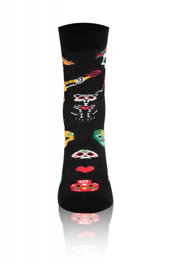 Skarpety S134D Muerto Italian Fashion - czarny