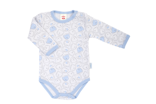 Body niemowlęce z długim rękawem ""Blue Bears" Makoma