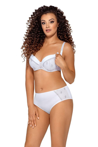 Biustonosz usztywniany do karmienia 1980 K Ava - biały