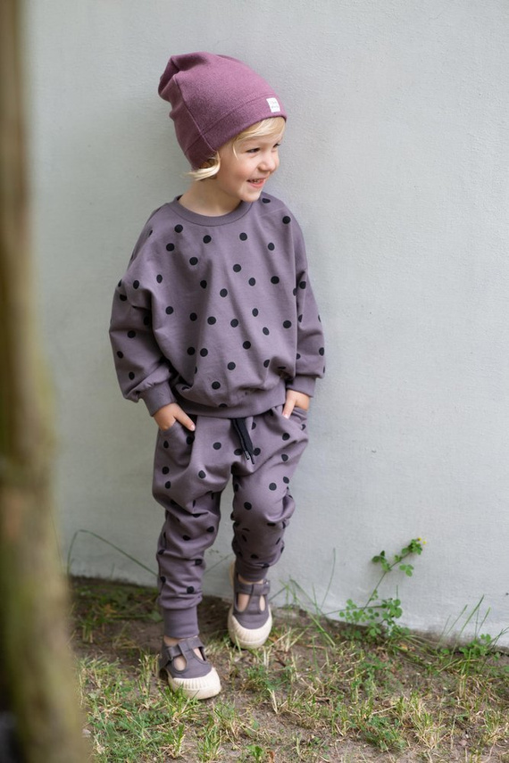 Pumpy spodnie Julia Pinokio - grafit druk