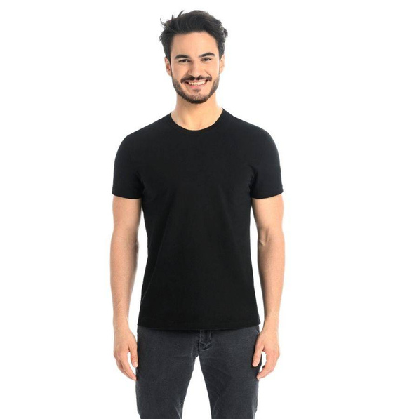 Teyli T-Shirt Męski Bawełniany Luca- czarny