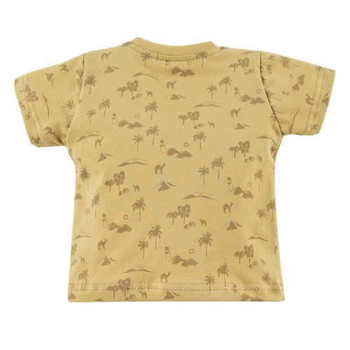 T-shirt dla chłopca Sahara Eevi - żółty