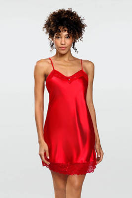 Milan Koszulka satynowa damska DKaren - czerwony