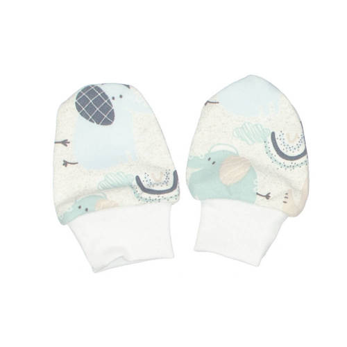 Niedrapki rękawiczki Słoniki Martex beż