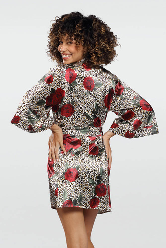 Podomka damska Flowers DKaren DK-P- ecru