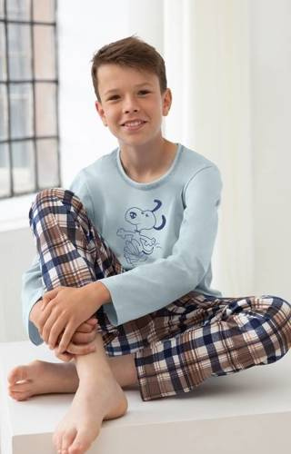 Piżama dla chłopca 3084, 3085, 3089 Parker Taro - błękitna