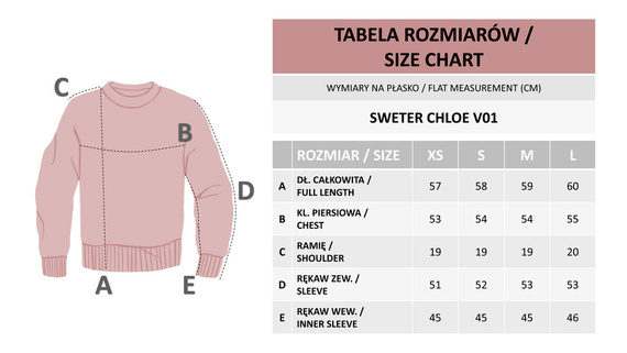 Sweter damski Chloe V01 Mona black