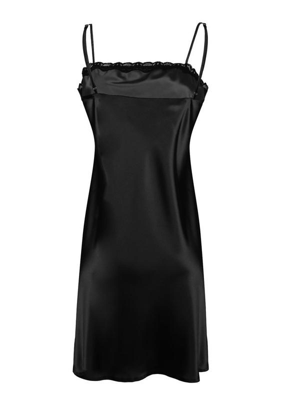 Claire Koszulka satynowa damska DKaren - czarna