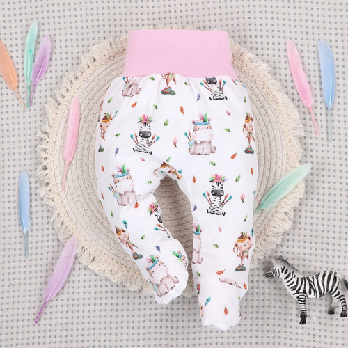 Półśpiochy niemowlęce Happy Animals Nini z bawełny organicznej – ekologiczne, bezpieczne, komfortowe