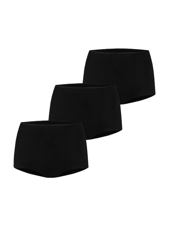Figi bawełniane 3-pack 1162-3 Andreaa Teyli - czarny