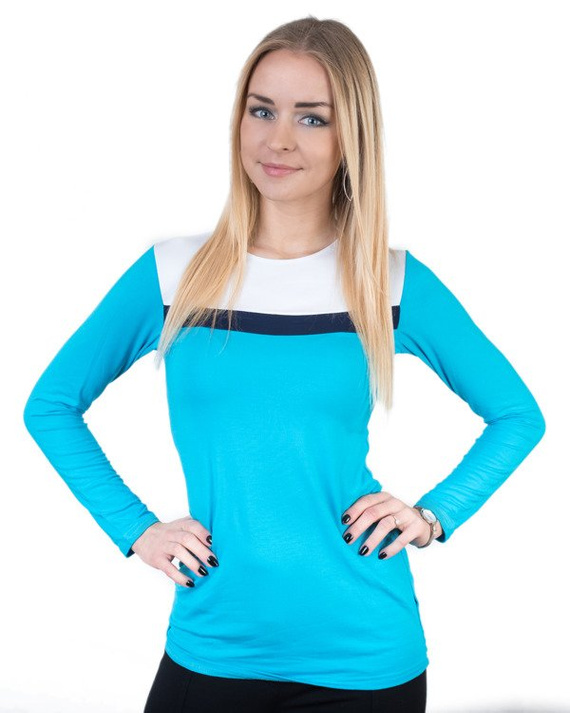 149 bluzka damska Darex - herbaciany