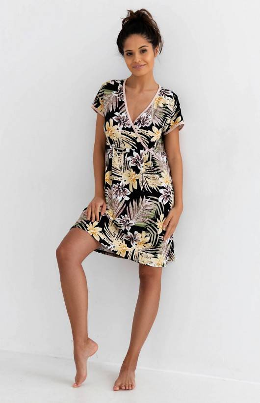 Koszula nocna Rosina Sensis - czarny