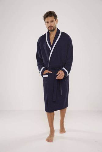 564 Bruno szlafrok męski De Lafense - jeans