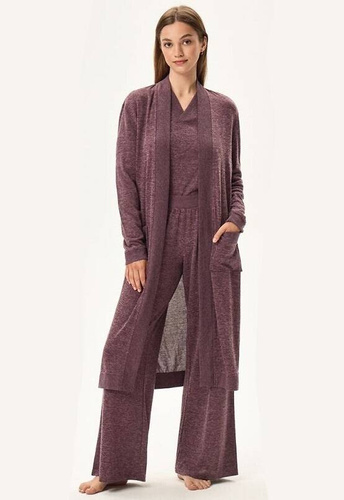 Szlafrok damski 41948 Fudge Henderson fioletowy