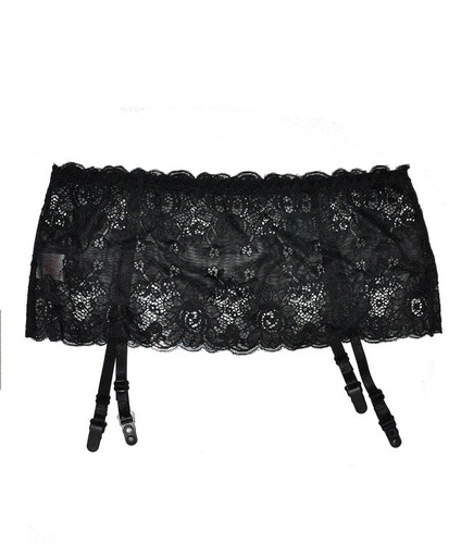 945 Babette Pas do pończoch Forex - czarny