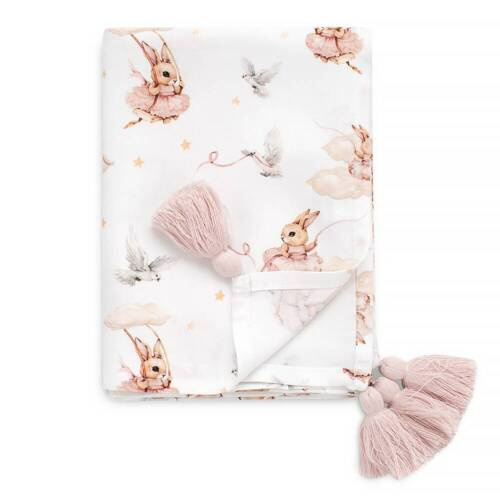 Otulacz bambusowy z chwostami Tutu Rabbits Yosoy