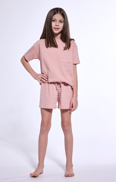 Piżama dziewczęca 569/111 Lagoon Cornette różowa