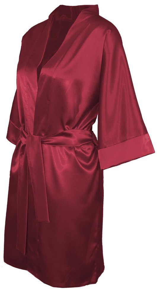 Podomka 90 Szlafrok Damski Dkaren - bordowy