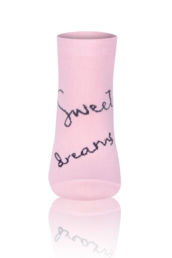 Skarpety S140S Dreams Italian Fashion - łososiowy/jasny melanż