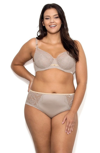 Biustonosz soft Galina Nipplex -mokka