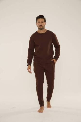 Bluza męska dresowa 813 Indigo Forex - czekolada