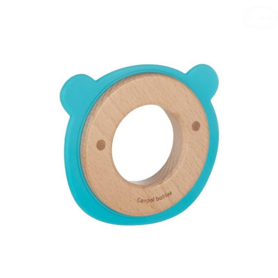 Gryzak drewniano-silikonowy CA80/304 Miś Canpol Babies