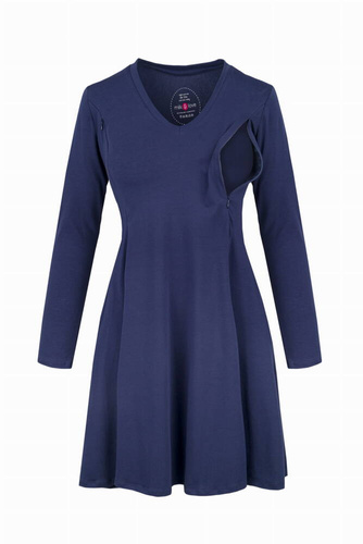 Sukienka do karmienia Mama Milk&Love granatowy