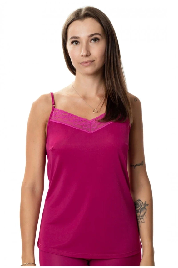 Koszulka piżamowa 86629 Oasis Mewa fuksja