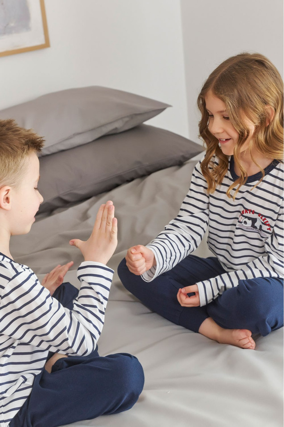 PDU.7116 Piżama dziecięca Unisex Doctor Nap - marine