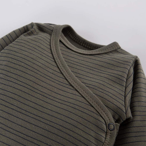 Body niemowlęce 3-pak Good Day Eevi - granatowy/zielony/beżowy