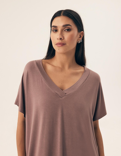 Koszula nocna 42710 Noves Henderson -brązowy