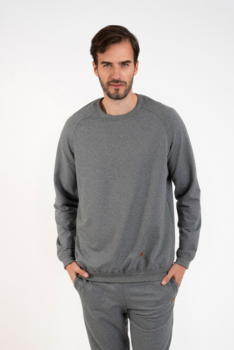 Komplet Męski Hektor Italian Fashion - średni melanż