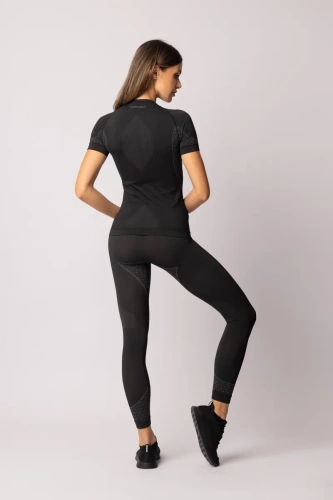 Legginsy damskie Breeze Spaio black/grey